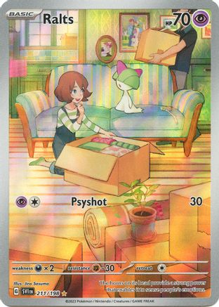 Ralts - 211/198 Holofoil [SV: Base Set] Pokemon Single Pokémon