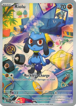 Riolu - 215/198 Holofoil [SV: Base Set] Pokemon Single Pokémon