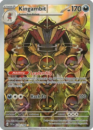 Kingambit - 220/198 Holofoil [SV: Base Set] Pokemon Single Pokémon