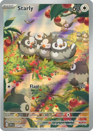 Starly - 221/198 Holofoil [SV: Base Set] Pokemon Single Pokémon