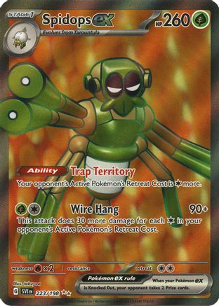 Spidops ex - 223/198 Holofoil [SV: Base Set] Pokemon Single Pokémon