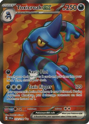Toxicroak ex - 232/198 Holofoil [SV: Base Set] Pokemon Single Pokémon