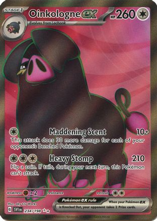 Oinkologne ex - 234/198 Holofoil [SV: Base Set] Pokemon Single Pokémon
