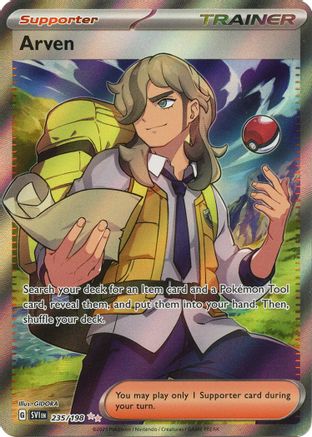 Arven - 235/198 Holofoil [SV: Base Set] Pokemon Single Pokémon