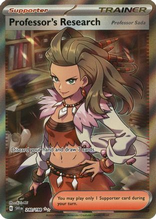 Professor's Research - 240/198 Holofoil [SV: Base Set] Pokemon Single Pokémon