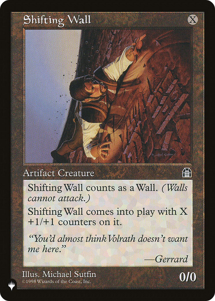 Shifting Wall (LIST-STH-140) [Mystery Booster] The List MTG Single Wizards of the Coast