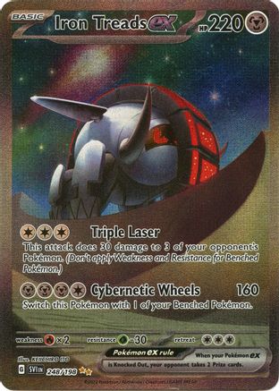 Iron Treads ex - 248/198 Holofoil [SV: Base Set] Pokemon Single Pokémon