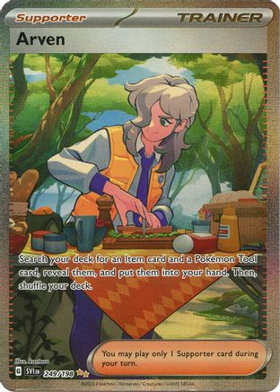 Arven - 249/198 Holofoil [SV: Base Set] Pokemon Single Pokémon