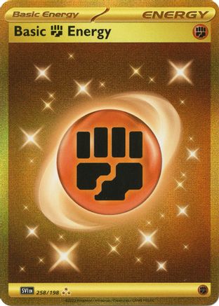 Basic Fighting Energy - 258/198 Holofoil [SV: Base Set] Pokemon Single Pokémon