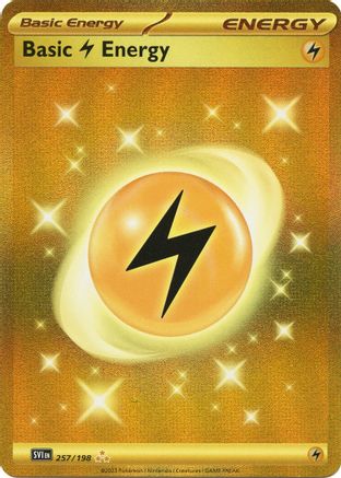 Basic Lightning Energy - 257/198 Holofoil [SV: Base Set] Pokemon Single Pokémon