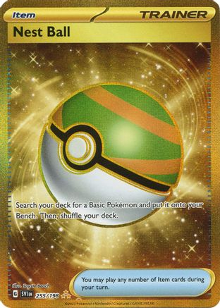Nest Ball - 255/198 Holofoil [SV: Base Set] Pokemon Single Pokémon