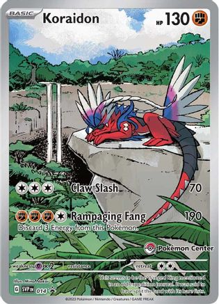 Koraidon - 014 (Pokemon Center Exclusive) (14) Holofoil [Promos: SV Promo Cards] Pokemon Single Pokémon