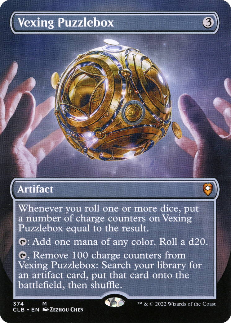 Vexing Puzzlebox (CLB-374) [Commander Legends: Battle for Baldur's Gate] (Borderless) MTG Single Wizards of the Coast