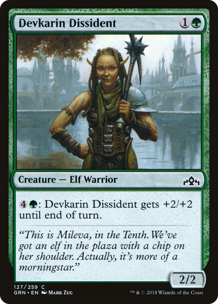Devkarin Dissident (GRN-127) [Guilds of Ravnica] Foil MTG Single Wizards of the Coast