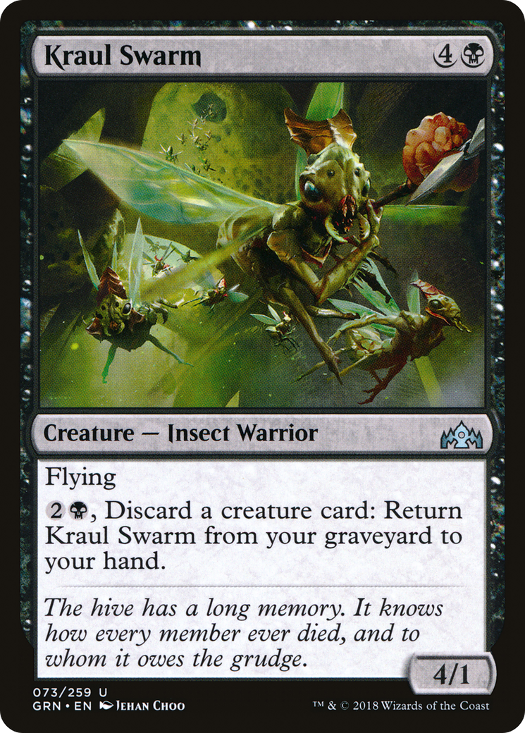 Kraul Swarm (GRN-073) [Guilds of Ravnica] Foil MTG Single Wizards of the Coast