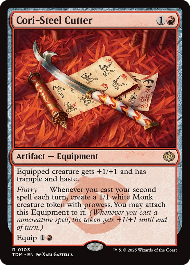 Cori-Steel Cutter (TDM-103) [Tarkir: Dragonstorm] Foil MTG Single Wizards of the Coast