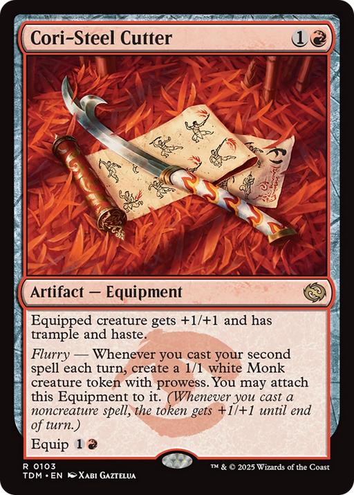 Cori-Steel Cutter (TDM-103) [Tarkir: Dragonstorm] Foil MTG Single Wizards of the Coast