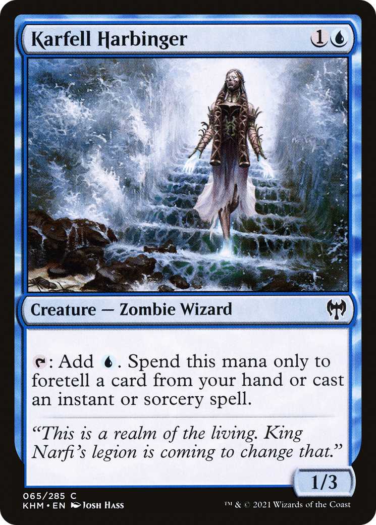 Karfell Harbinger (KHM-065) [Kaldheim] MTG Single Wizards of the Coast