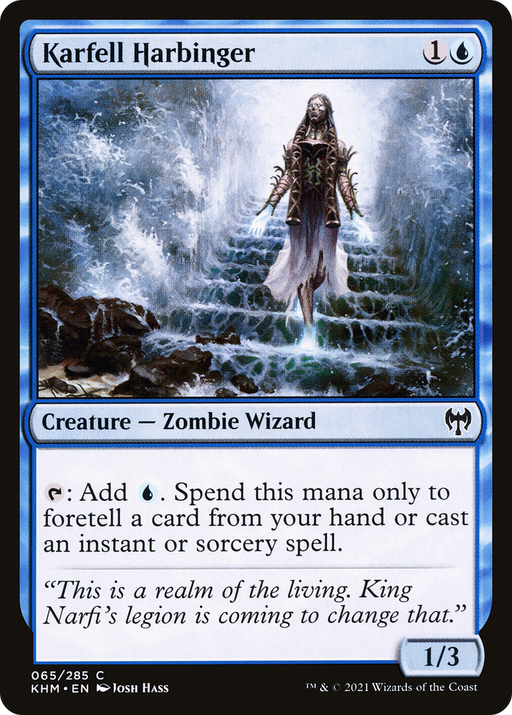 Karfell Harbinger (KHM-065) [Kaldheim] MTG Single Wizards of the Coast