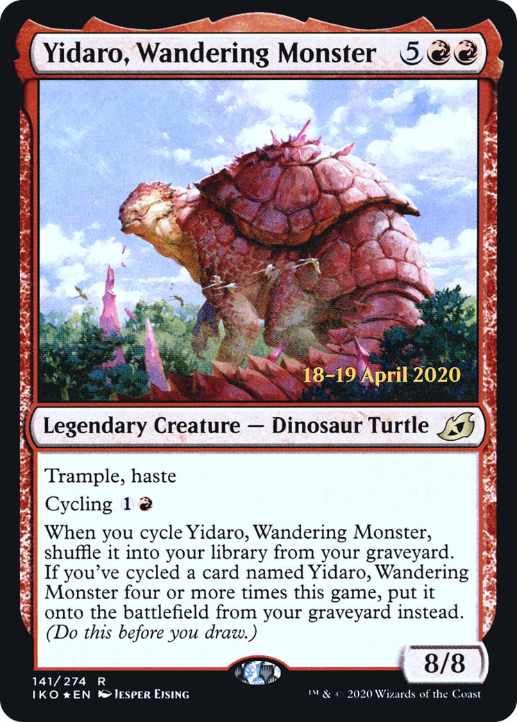 Yidaro, Wandering Monster (PRE-141) [Ikoria: Lair of Behemoths Promos] Foil MTG Single Wizards of the Coast