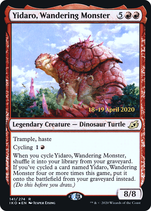 Yidaro, Wandering Monster (PRE-141) [Ikoria: Lair of Behemoths Promos] Foil MTG Single Wizards of the Coast