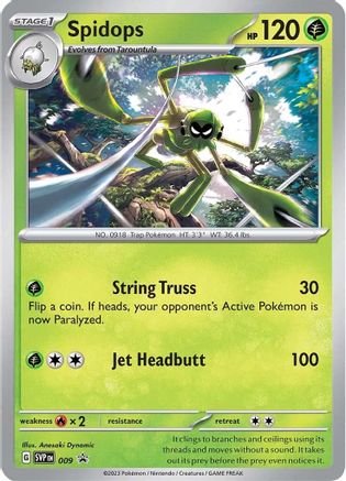 Spidops - 009 (9) Holofoil [Promos: SV Promo Cards] Pokemon Single Pokémon