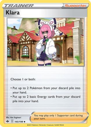 Klara - 145/198 (Cosmos Holo) Holofoil [Misc: Cards & Products] Pokemon Single Pokémon