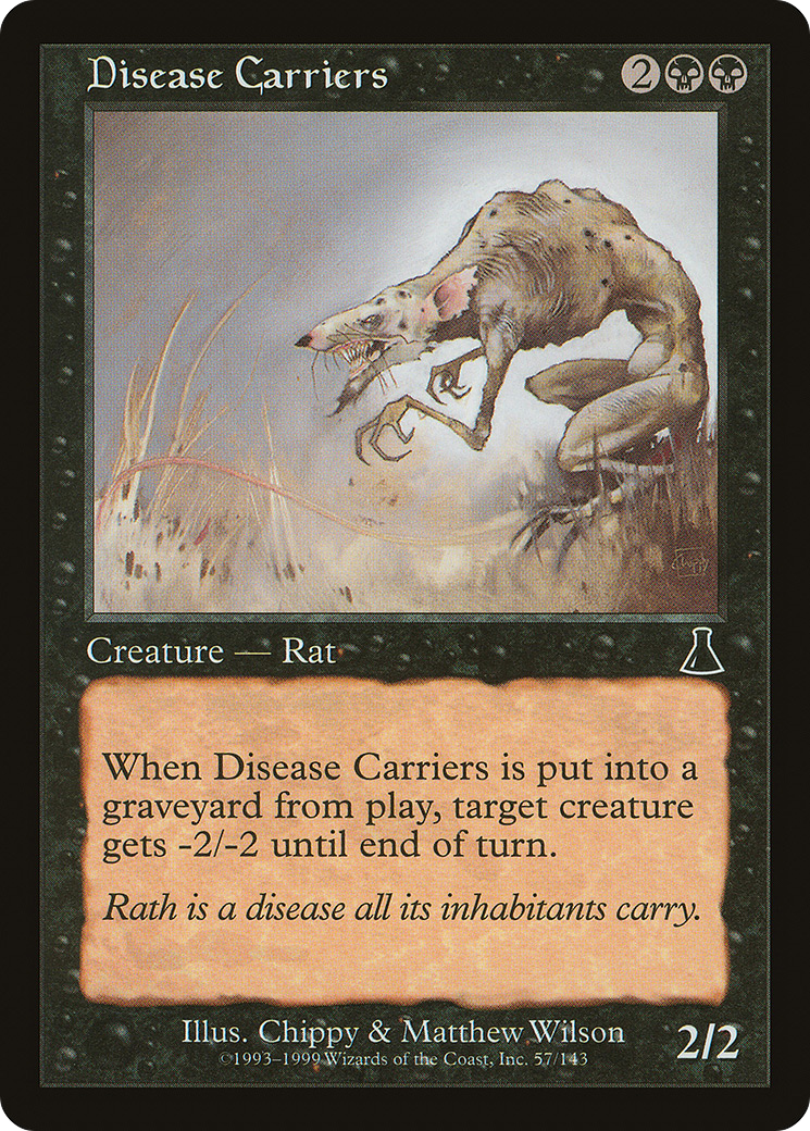 Disease Carriers (UDS-057) [Urza's Destiny] MTG Single Wizards of the Coast