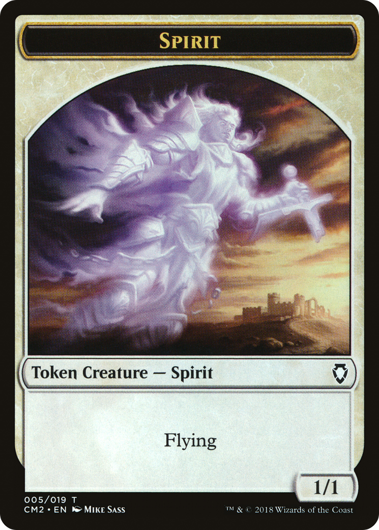 Spirit (CM2-005) [Tokens] Commander Anthology Volume II Tokens MTG Single Wizards of the Coast