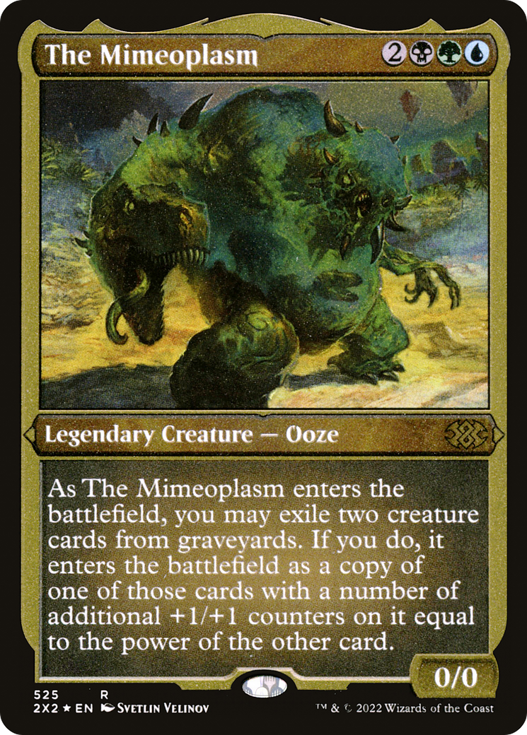 The Mimeoplasm (Foil Etched) (2X2-525) [Double Masters 2022] Foil MTG Single Wizards of the Coast