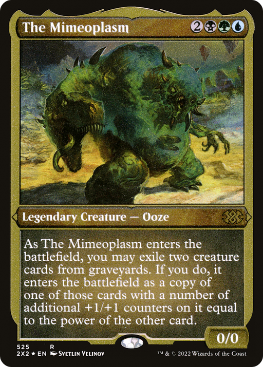 The Mimeoplasm (Foil Etched) (2X2-525) [Double Masters 2022] Foil MTG Single Wizards of the Coast