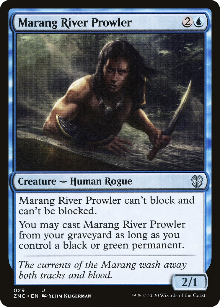 Marang River Prowler (ZNC-029) [Zendikar Rising Commander] MTG Single Wizards of the Coast