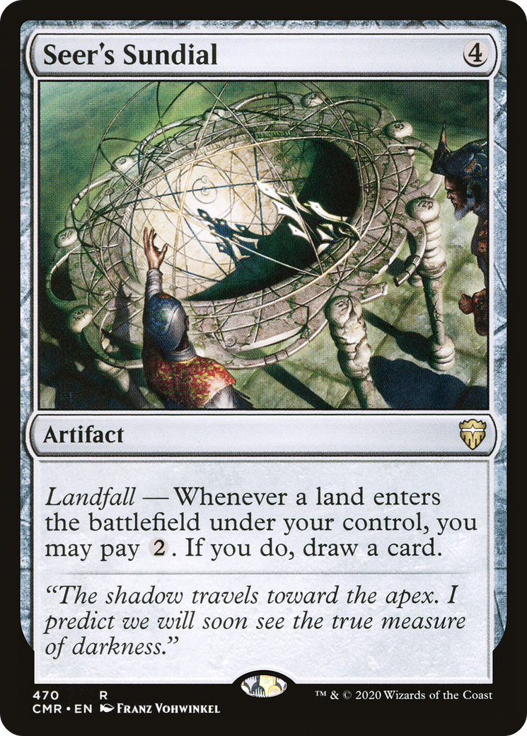Seer's Sundial (CMR-470) [Commander Legends] MTG Single Wizards of the Coast