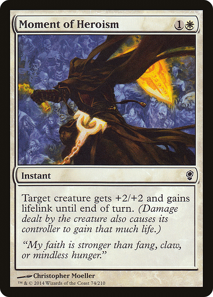 Moment of Heroism (CNS-074) [Conspiracy] MTG Single Wizards of the Coast