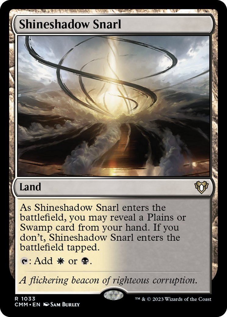 Shineshadow Snarl (CMM-1033) [Commander Masters] MTG Single Wizards of the Coast