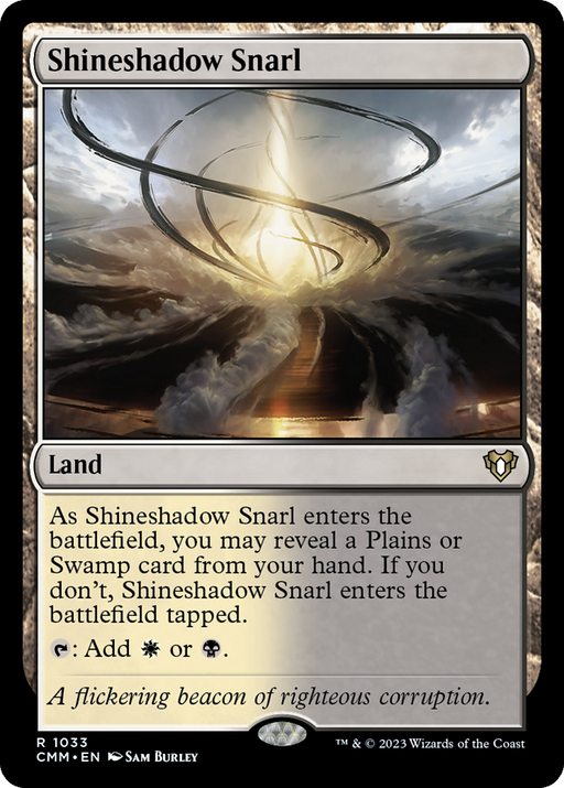 Shineshadow Snarl (CMM-1033) [Commander Masters] MTG Single Wizards of the Coast