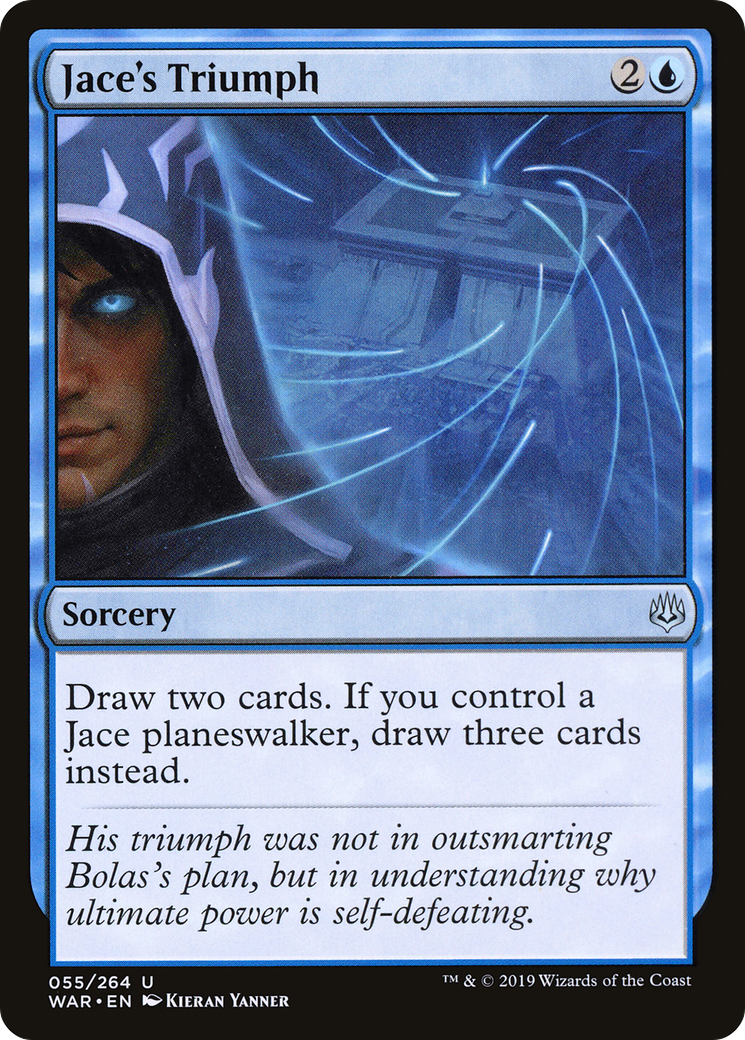 Jace's Triumph (WAR-055) [War of the Spark] Foil MTG Single Wizards of the Coast