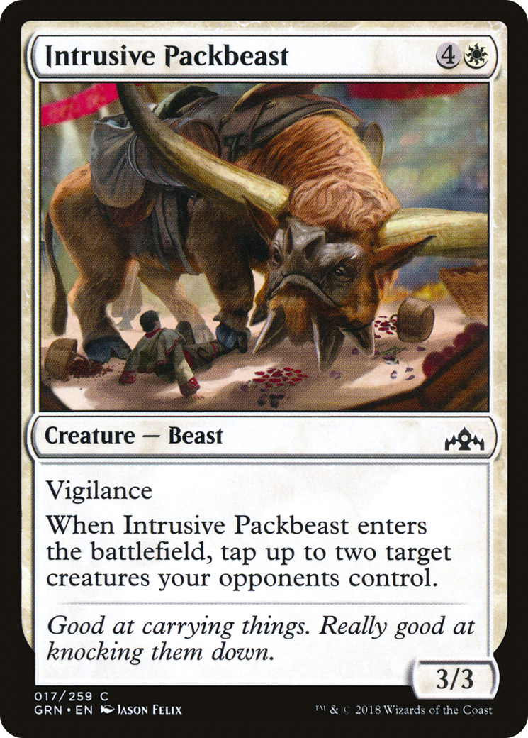 Intrusive Packbeast (GRN-017) [Guilds of Ravnica] Foil MTG Single Wizards of the Coast