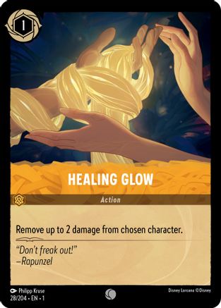 Healing Glow (28/204) [The First Chapter] Lorcana Single Disney