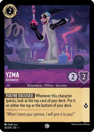 Yzma - Alchemist (60/204) [The First Chapter] Lorcana Single Disney