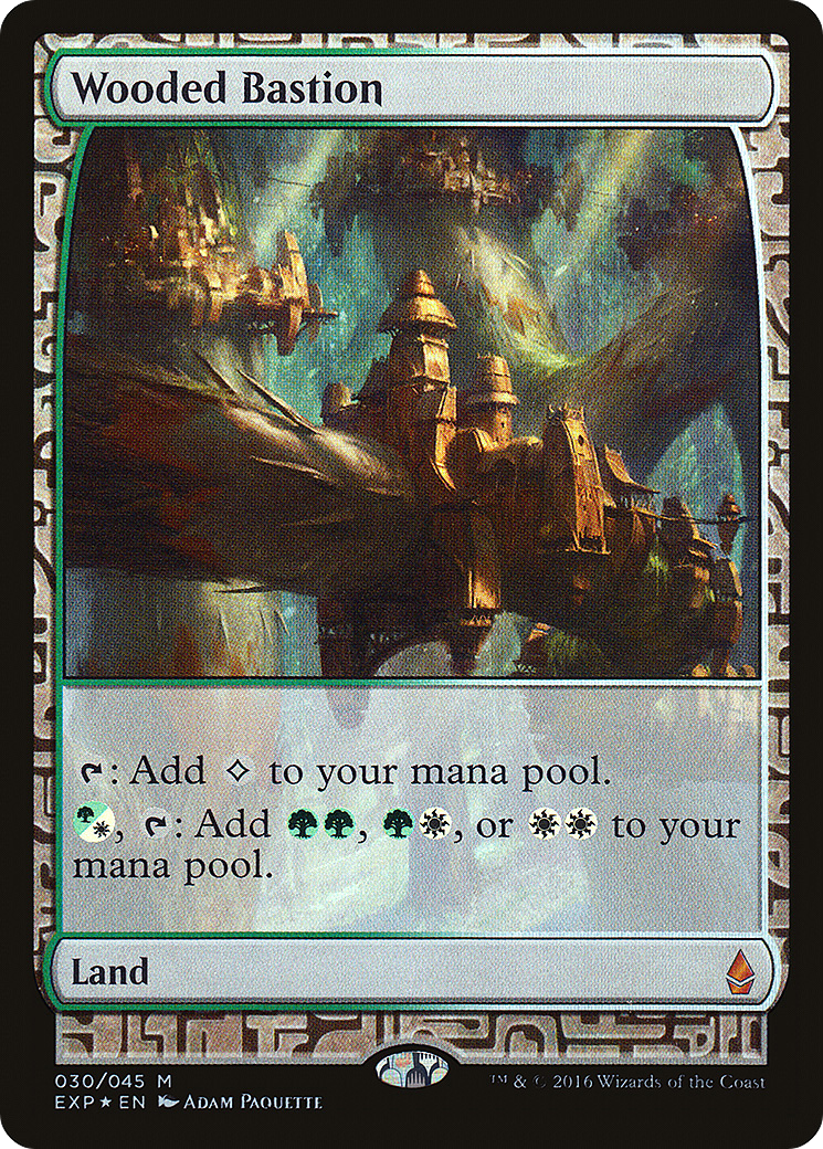 Wooded Bastion (EXP-030) [Zendikar Expeditions] Foil MTG Single Wizards of the Coast