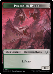 Elemental (2) // Phyrexian Hydra (12) Double-Sided Token [Tokens] March of the Machine Tokens MTG Single Magic: The Gathering