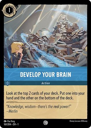 Develop Your Brain (161/204) [The First Chapter] Lorcana Single Disney
