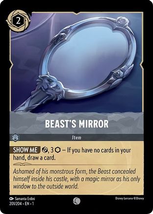 Beast's Mirror (201/204) [The First Chapter] Lorcana Single Disney