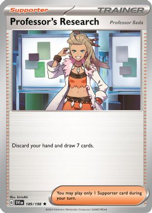 Professor's Research - 189/198 [Misc: Deck Exclusives] Pokemon Single Pokémon