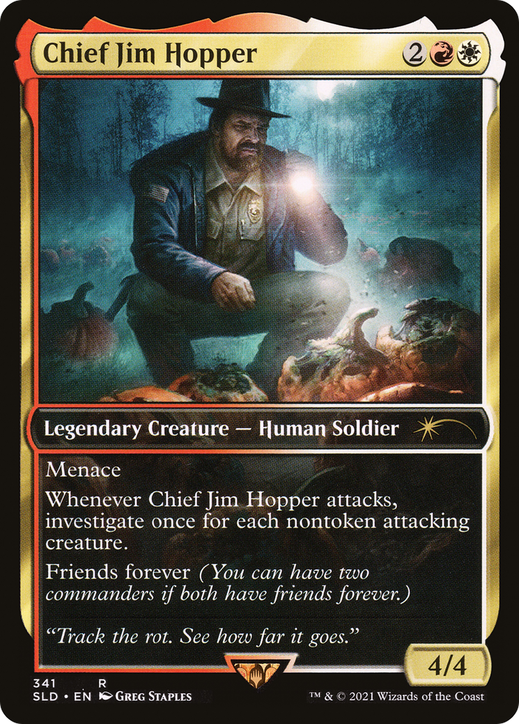 Chief Jim Hopper (SLD-341) [Secret Lair] Drop MTG Single Wizards of the Coast
