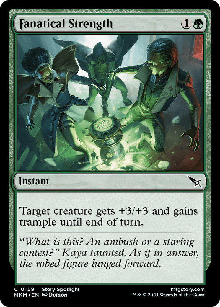 Fanatical Strength (MKM-159) [Murders at Karlov Manor] MTG Single Wizards of the Coast