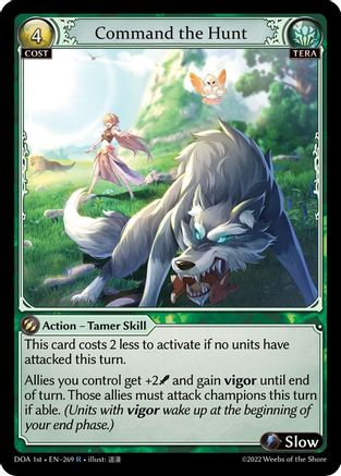 Command the Hunt (269) [Dawn of Ashes 1st Edition] Grand Archive Single Weebs of the Shore