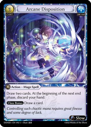 Arcane Disposition (092) [Dawn of Ashes Starter Decks] Grand Archive Single Weebs of the Shore