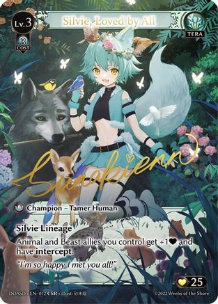 Silvie, Loved by All (CSR) (012) [Dawn of Ashes Starter Decks] Foil Grand Archive Single Weebs of the Shore